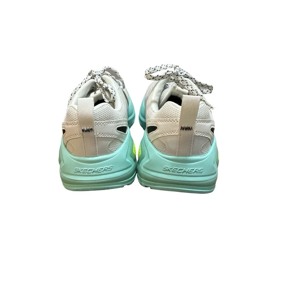 Skechers Men's Octus - Ovek Running Shoe White/Aqua‎ - 232735-WAQ, White/Aqua